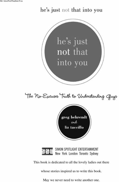 Product picture Hes Just Not That Into You